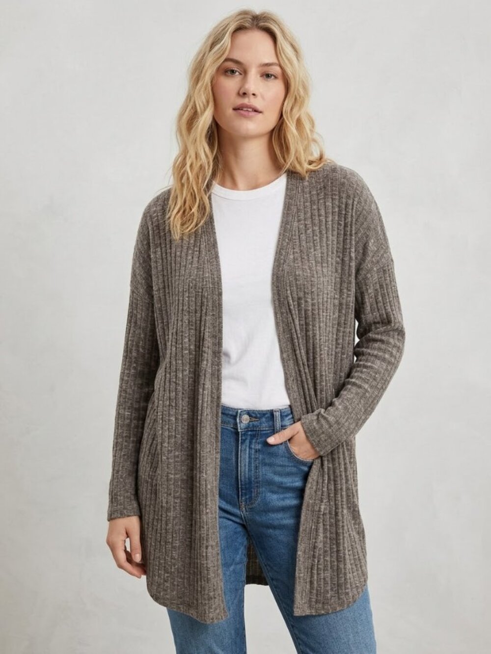 American Eagle Womans Brown Long Duster